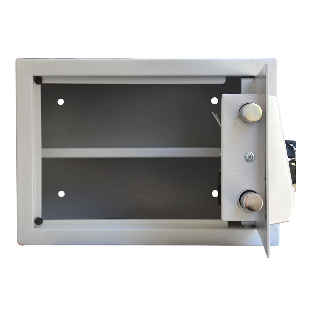 Safety Tech Digital Electronic with Key Lock Safe Box ,25 Liter ,Gray - GN25 EIA 611
