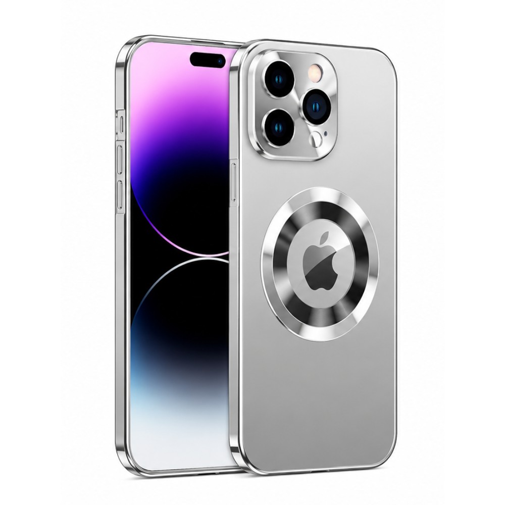 Nine TPU + PC MagSafe Back Cover foriPhone 12 Pro Max ,Silver