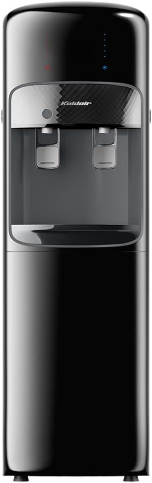 Koldair Type A Hot & Cold Top Loading Water Dispenser , 2 Tabs Black