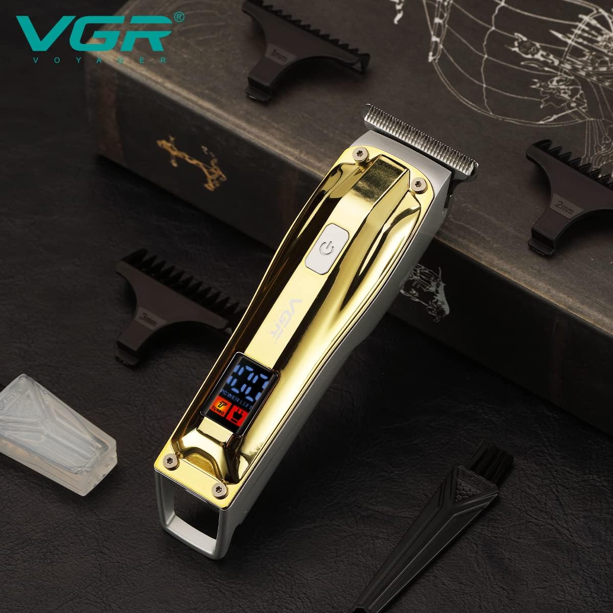 VGR Hair Trimmer , Gold - V-956