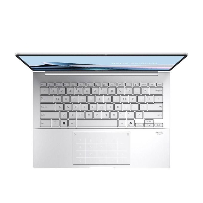 Asus Zenbook 14 UX3405CA-SU159W Laptop ,Intel Core Ultra 9 285H 14 Inch ,512 GB SSD ,16 GB ,Intel Arc Graphics ,Windows 11 - Foggy Silver