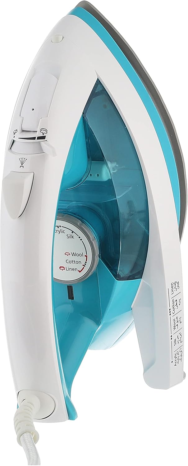 Panasonic Steam Iron , 1850 Watt , White Blue - NI-JW650T