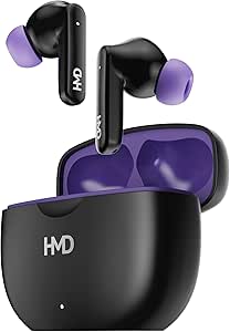 HMD DUB P70 Earbuds , with Environmental Noise Cancellation , Black