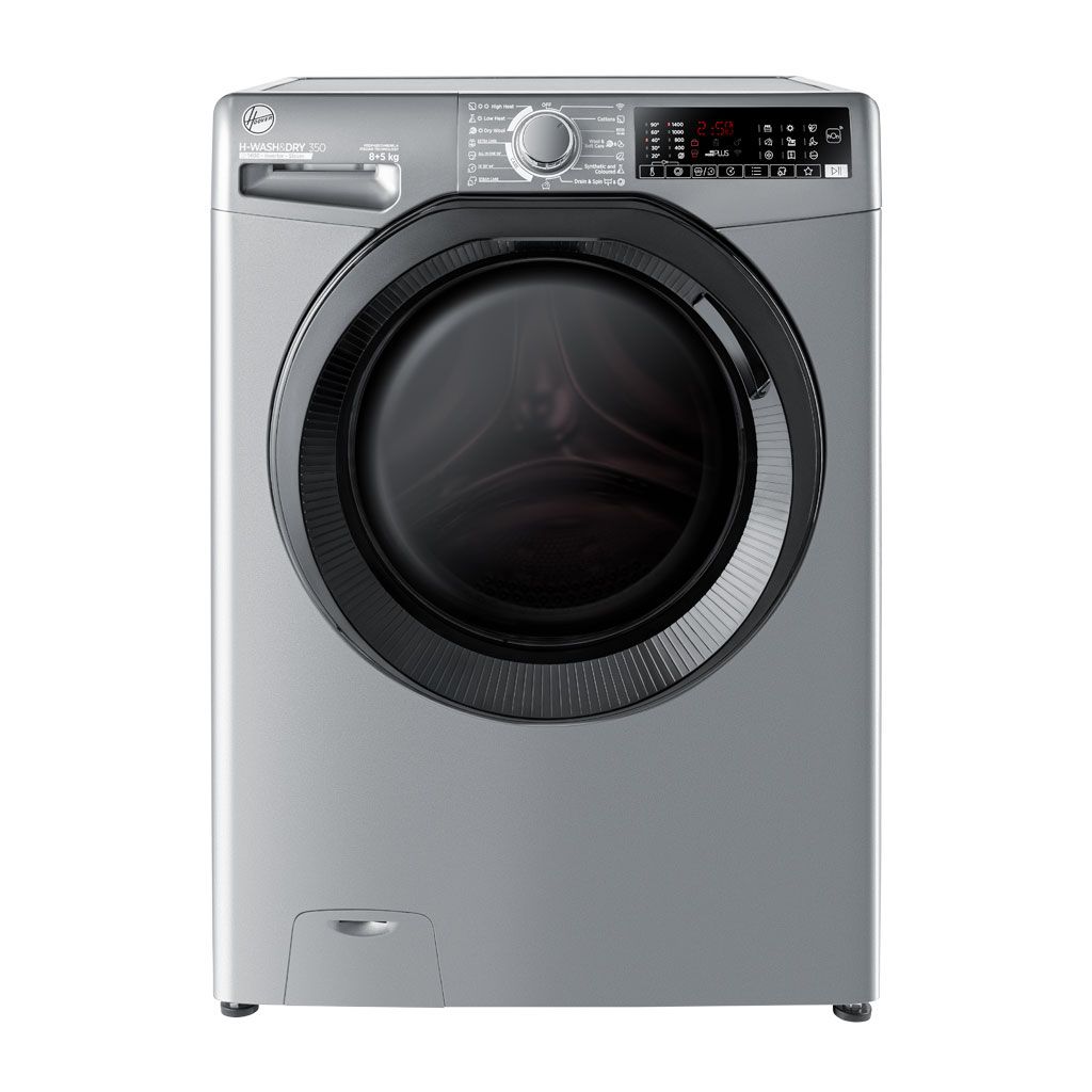 Hoover Inverter All-in-One Washer Dryer Combo , 8 kg , Silver - H3DP485TAMBRELA