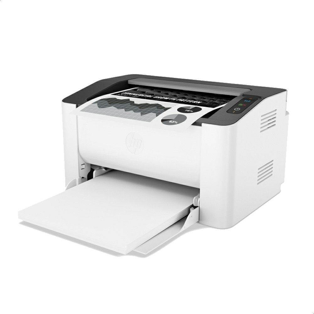 طابعة ليزر اتش بي 107w ، ابيض - 4ZB78A