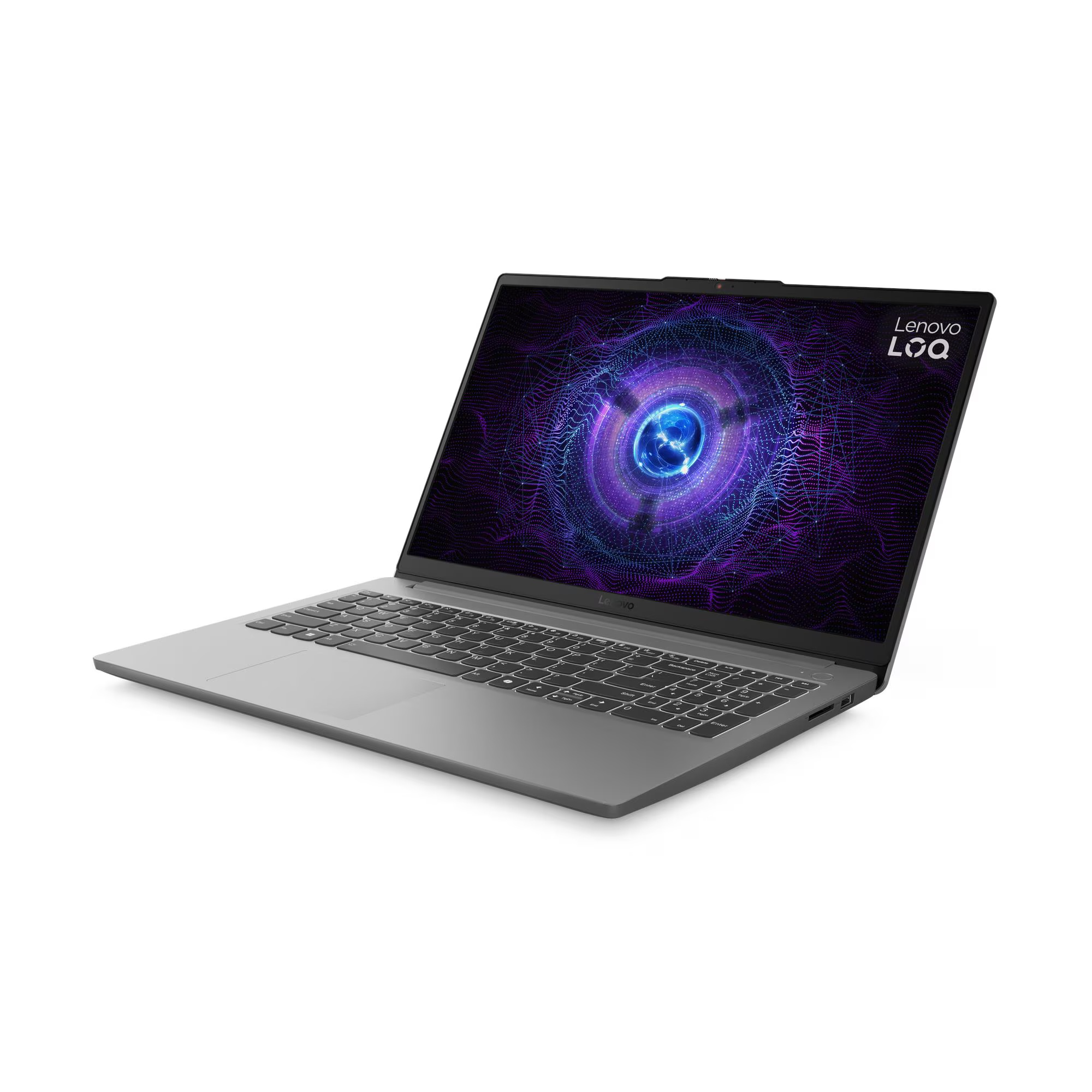 لاب توب لينوفو LOQ 15IAX9E - 83LK0060ED ، معالج انتل كور i5-12450HX 15.6 بوصة ، هارد 512 جيجا بايت SSD ، رام 16 جيجا بايت ، كارت شاشة انفيديا جي فورس RTX 3050 ،ويندوز 11 - رمادي لونا