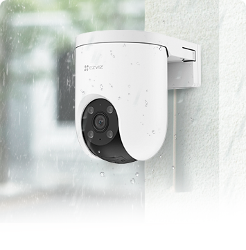 Ezviz H8c Pro Outdoor Pan and Tilt Wireless Security Camera , White - CS-H8c Pro (2K)