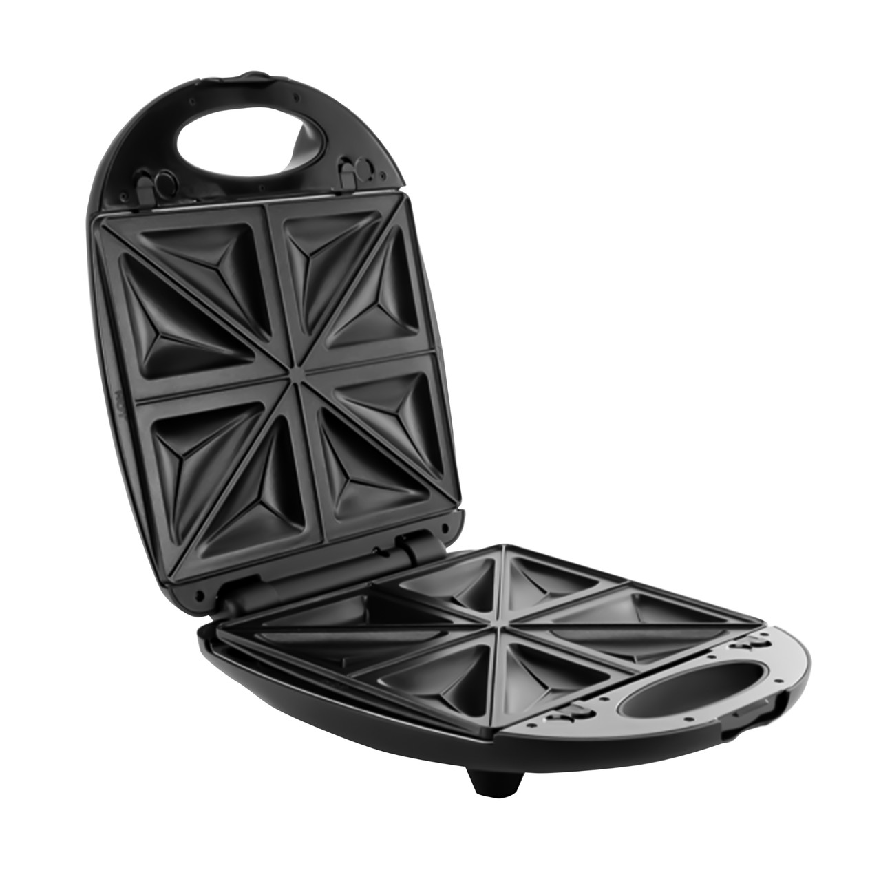 Arshia Sandwich, Grill and Waffle Maker 1200 Watt Black Silver - SM116-2515