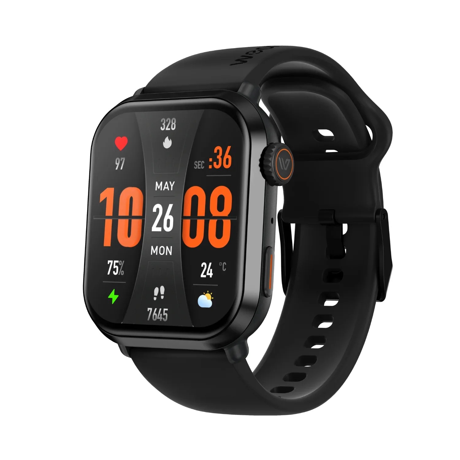 Weofly Power 2 Smart Watch , 1.85 Inch Black