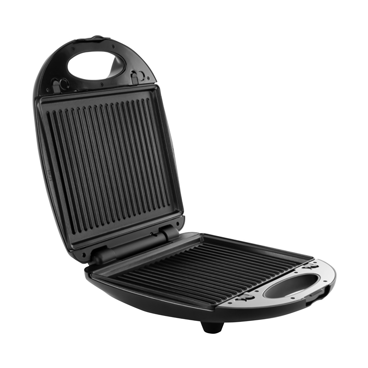 Arshia Sandwich, Grill and Waffle Maker 1200 Watt Black Silver - SM116-2515