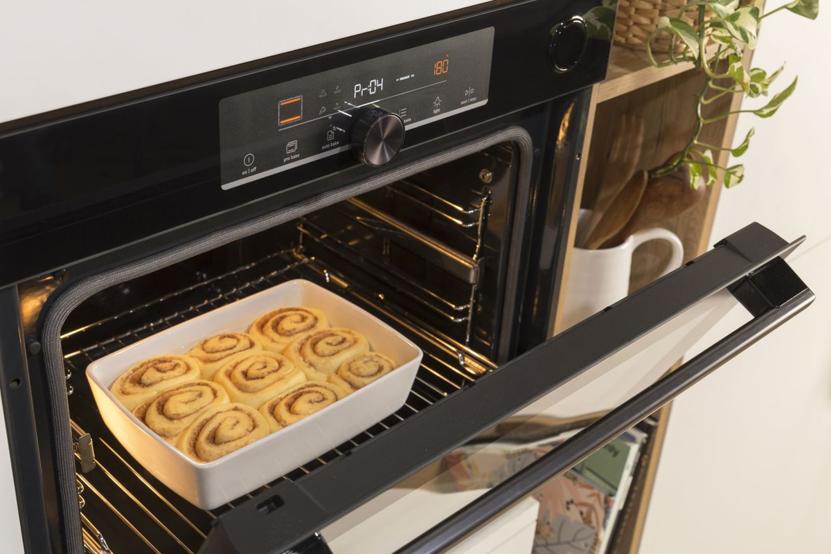 Gorenje Built-In Electric Oven with Grill 77 Liter , Black Stainless Steel - BOS6747A01X