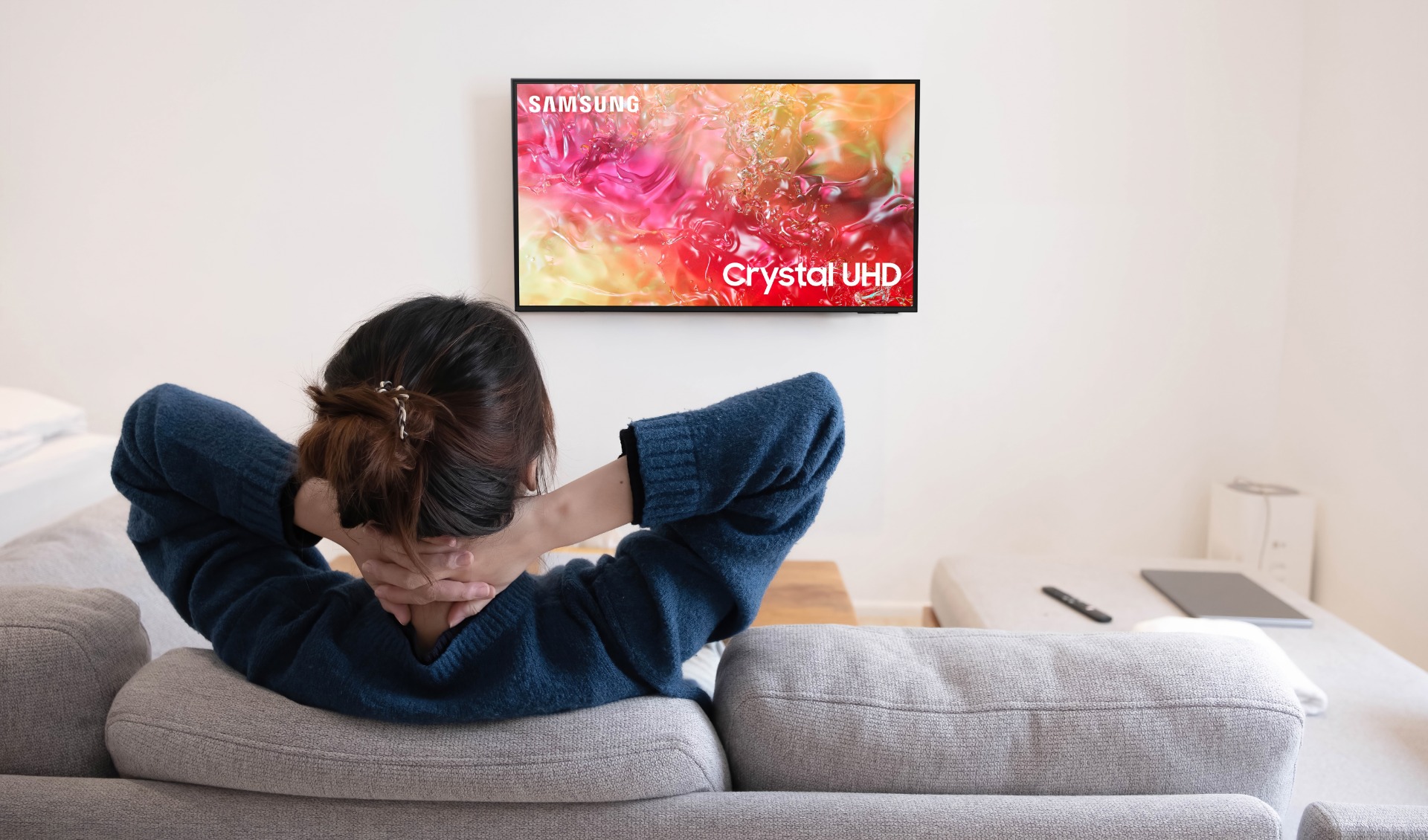 Samsung 43 Inch Smart TV , 4K UHD LED Built-In Receiver