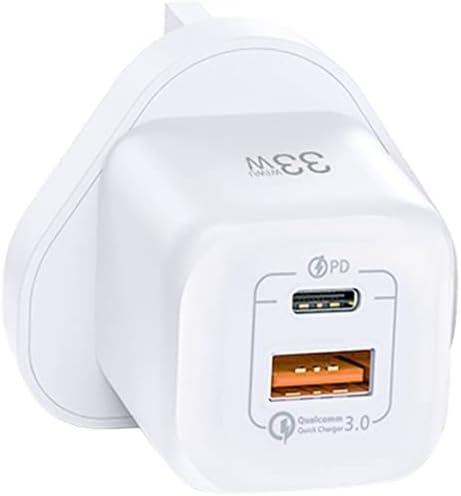 Wiwu Wall Charger , 2 Ports , 50 Watt 120 Volt White - RY-U33UK