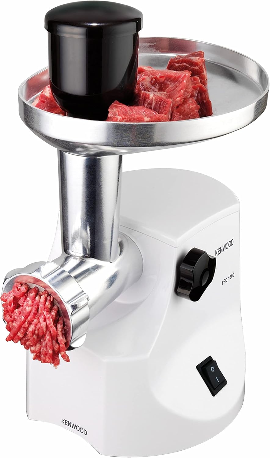 Kenwood Pro 1500 Meat Mincer 1500 Watt , White - MG470
