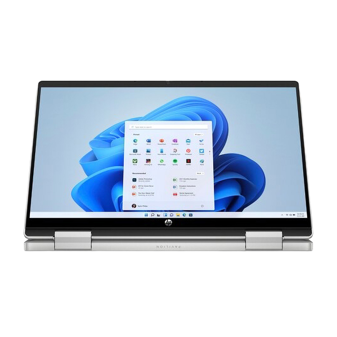 لاب توب اتش بي بافيليون X360 14-EK0012 ، معالج انتل كور i3-1215U 14 بوصة ، هارد 256 جيجا بايت SSD ، رام 8 جيجا بايت ، كارت شاشة انتل UHD جرافيكس ،ويندوز 11 - فضي ناتشورال