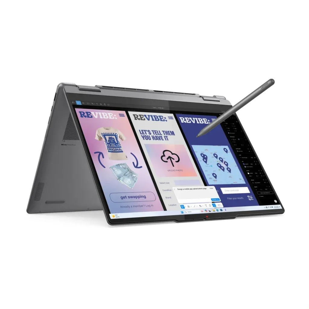 Lenovo YOGA 7 14ILL10 2-in-1 83JQ0097ED Laptop ,Intel Ultra 7 258V 14 Inch ,1 Terabyte SSD ,32 GB ,Intel Arc Graphics ,Windows 11 - Luna Grey