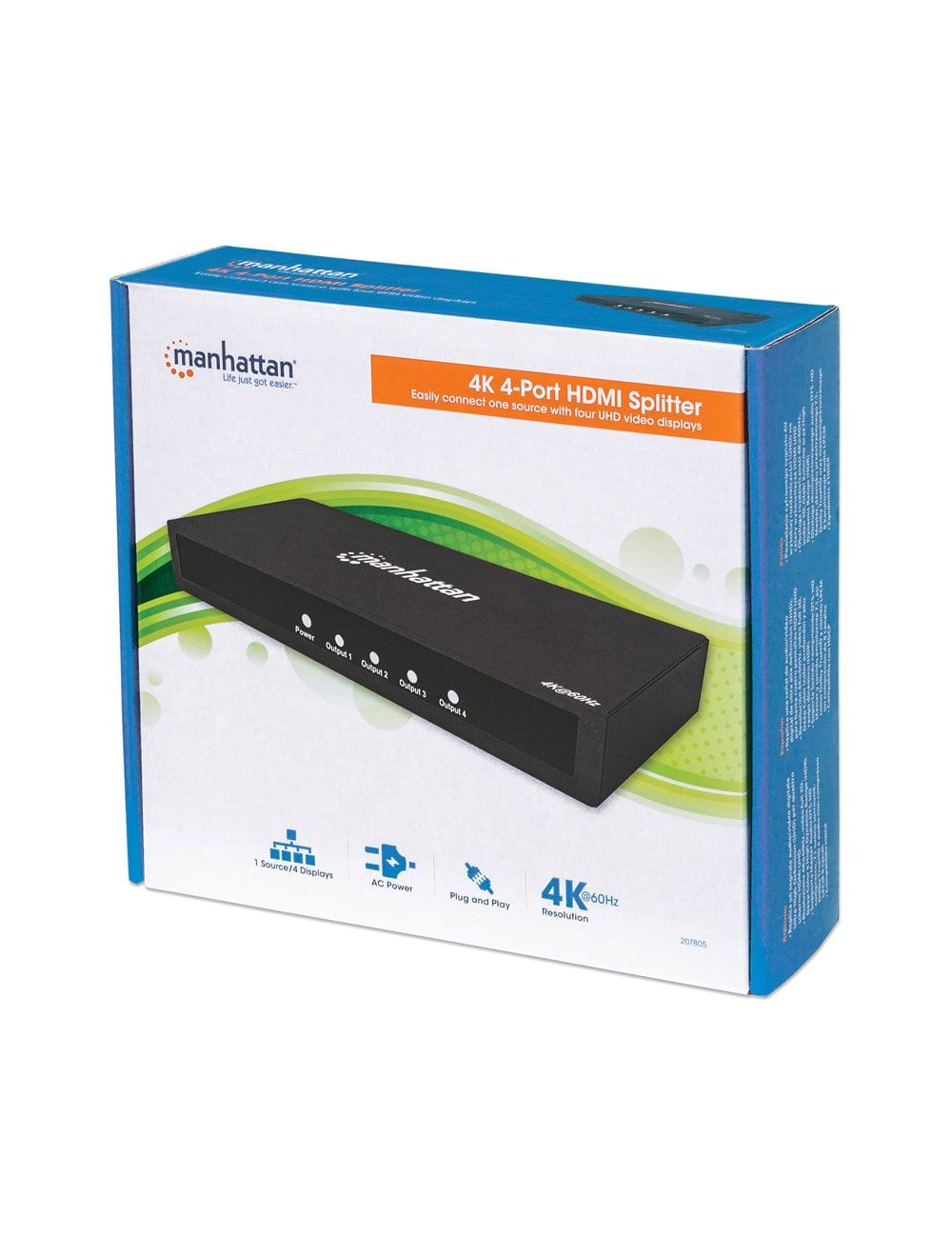 سبليتر HDMI مانهاتن ،اسود