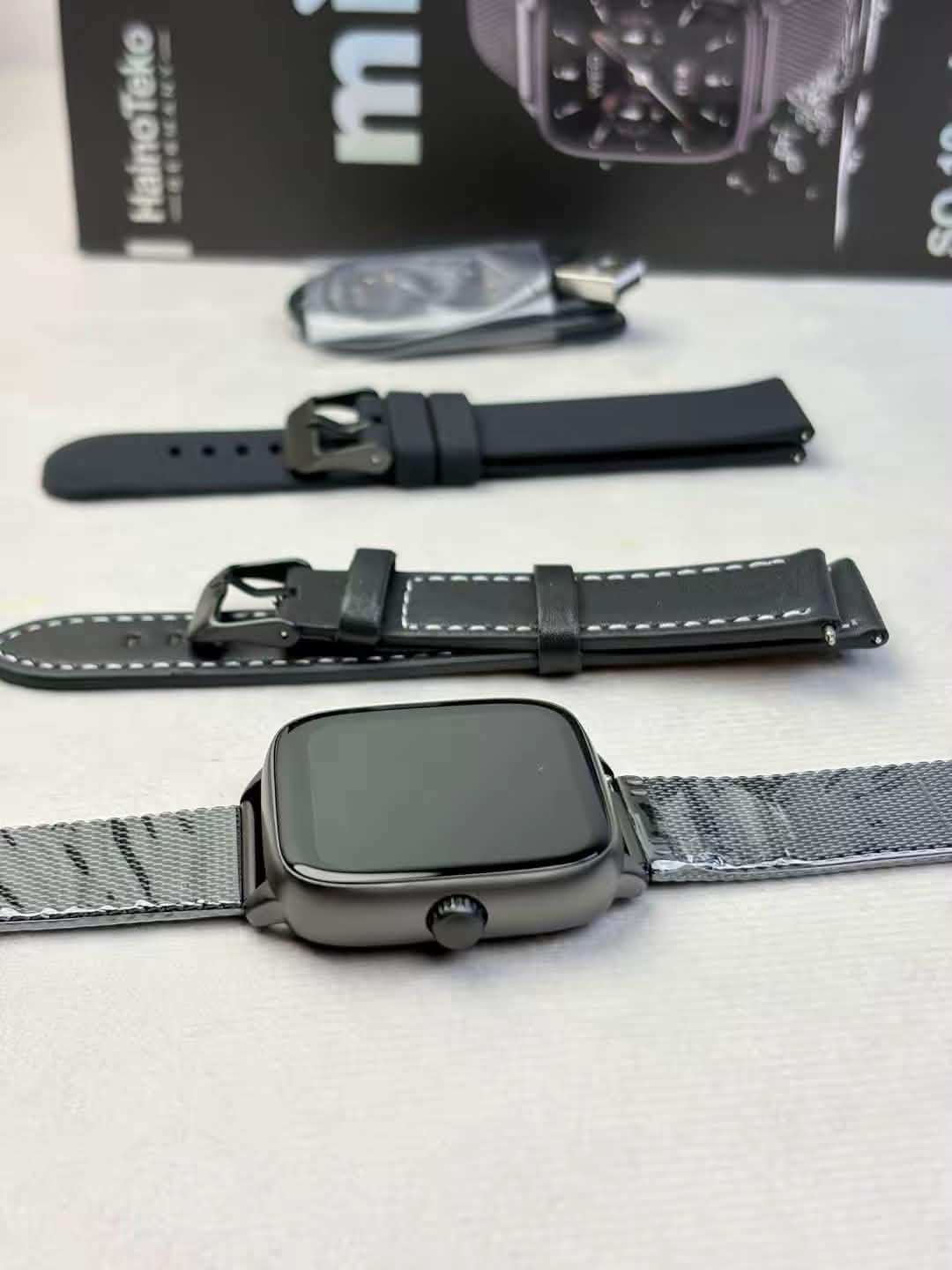 ساعة سمارت هاينو تيكو SQ19 ميني ، مقاس 2.2 بوصة ، اسود