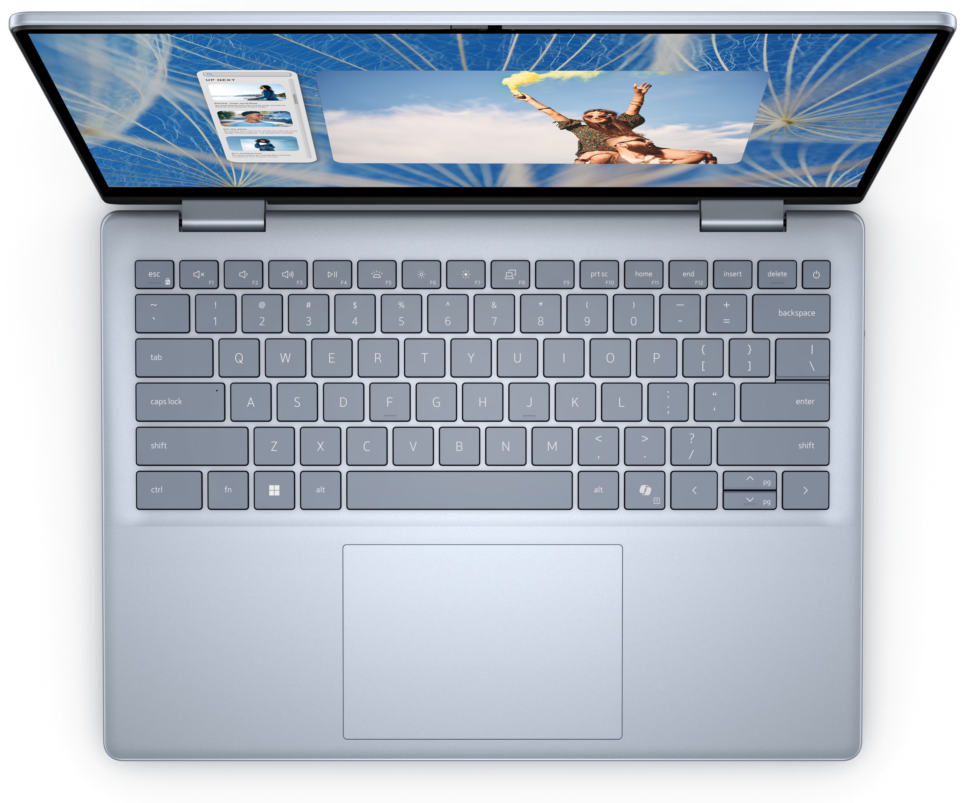 لاب توب 2 في 1 ديل انسبيرون 14 - 7440 ، معالج انتل كور 5 120U 14 بوصة ، هارد 512 جيجا بايت SSD ، رام 8 جيجا بايت ، كارت شاشة انتل UHD جرافيكس ،ويندوز 11 - ازرق ثلجي