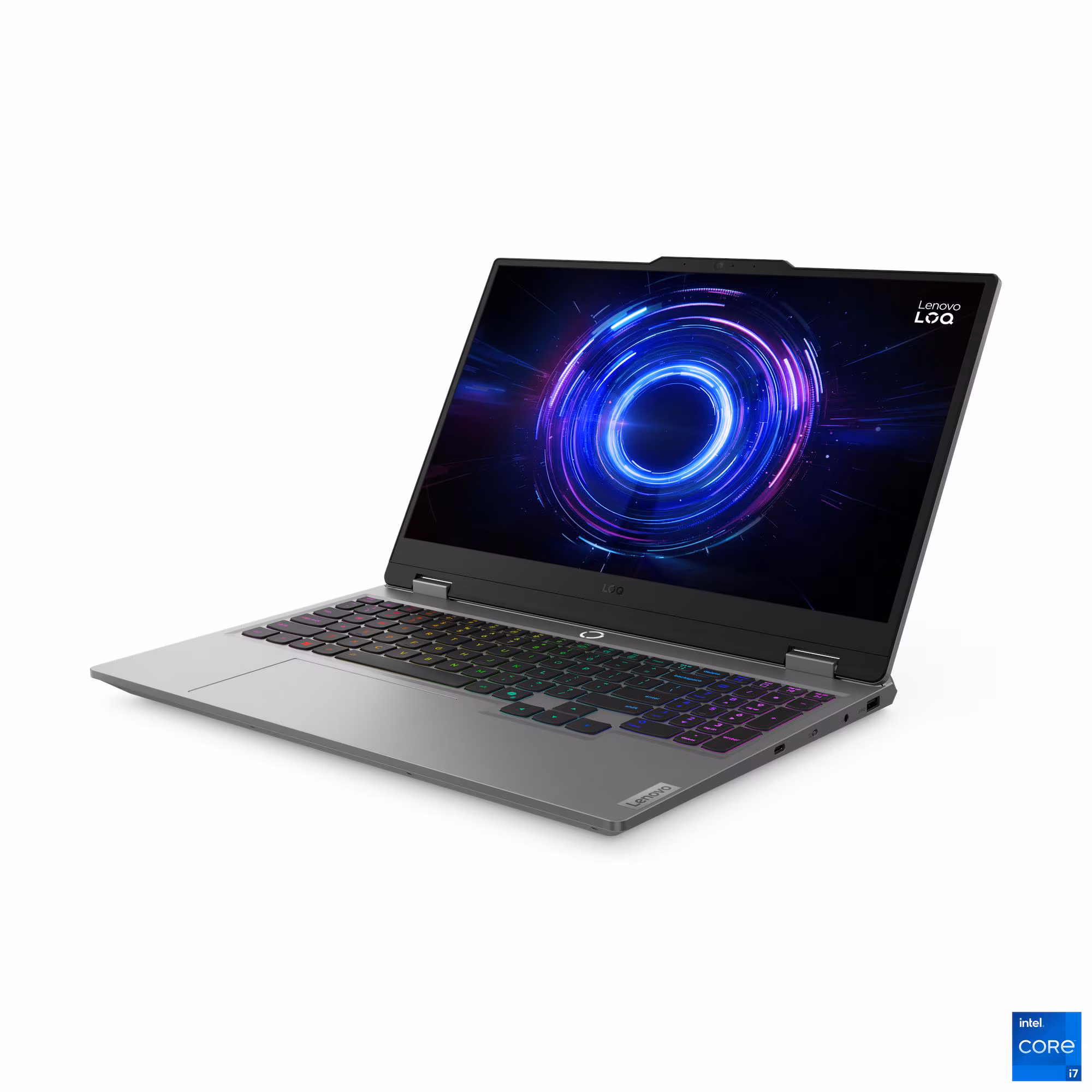 لاب توب جيمنج لينوفو LOQ 15IRX10 ، معالج انتل كور i7-13650HX 15.6 بوصة ، هارد 512 جيجا بايت SSD ، رام 16 جيجا بايت ، كارت شاشة انفيديا جي فورس RTX 5050 ،فري دوس - رمادي لونا
