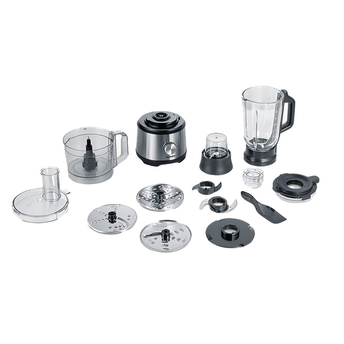 Severin Food Processor , 1200 Watt Silver - KM 3892