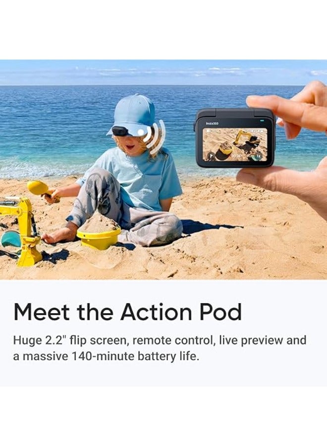 Insta360 GO 3S Action Camera , 3 megapixels , Midnight Black - CINSAATA