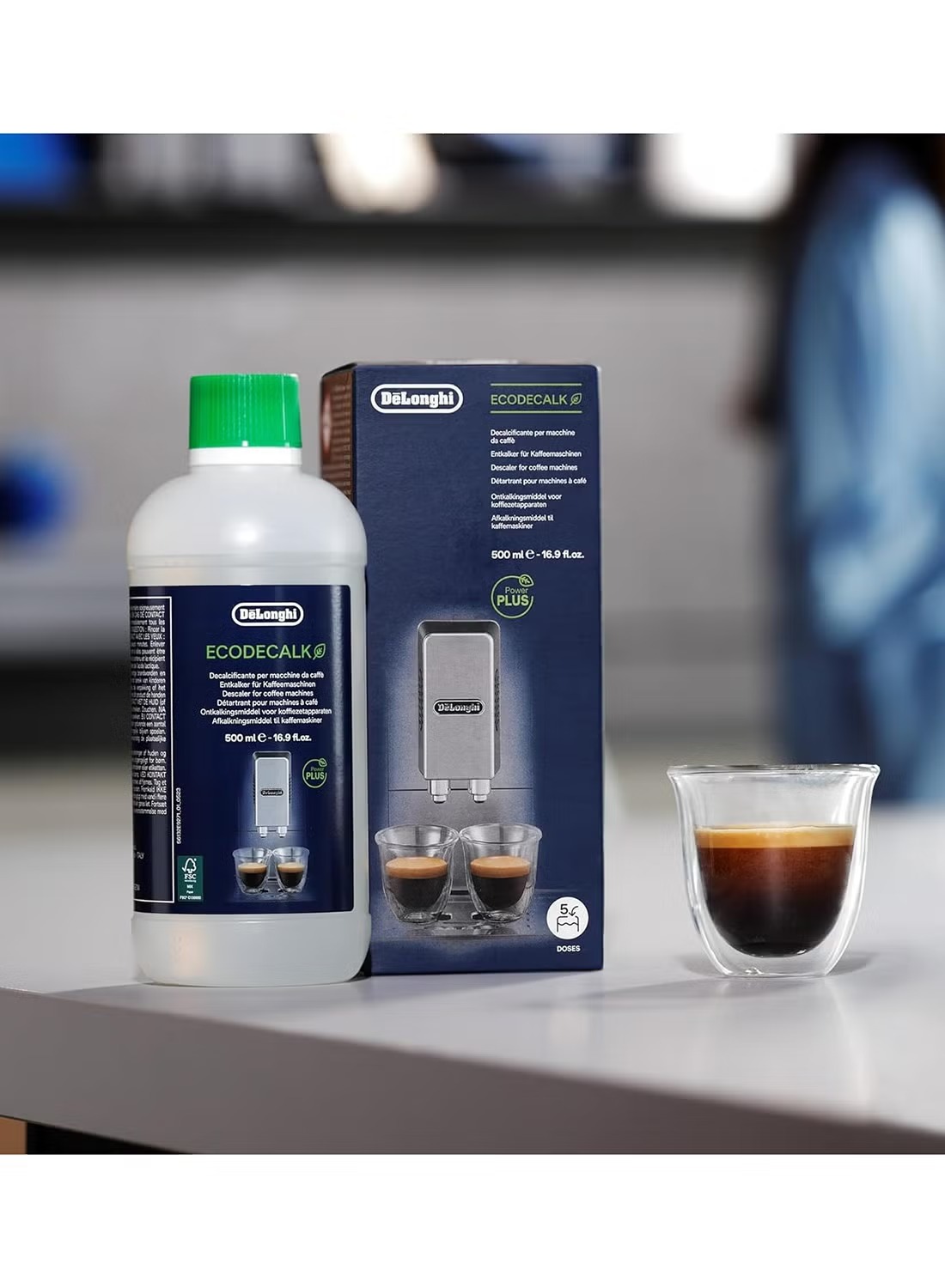 Delonghi EcoDecalk Natural Descaler ,White - DLSC500