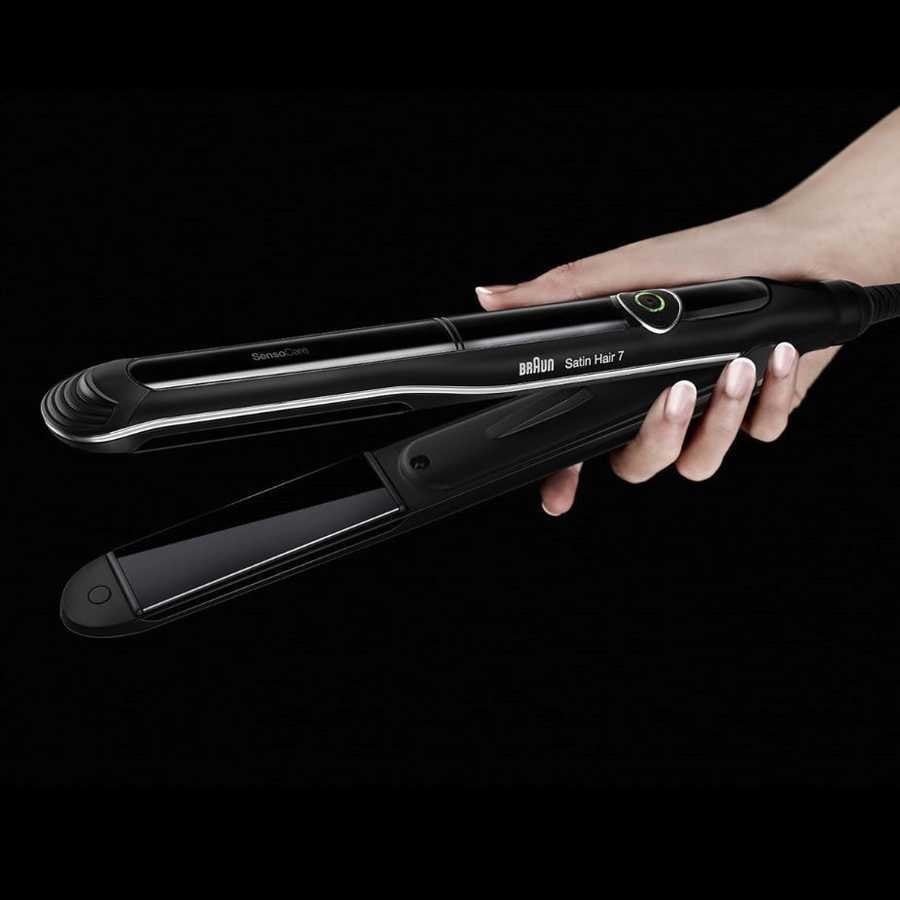 Braun Satin Hair 7 Hair Straightener 200 Celsius , Black - ST780E