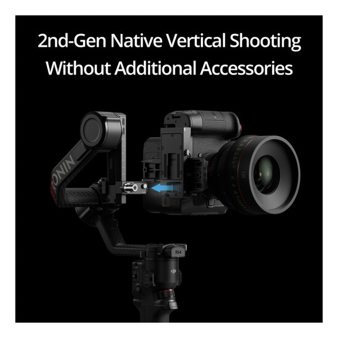 Dji RS 4 Pro Handheld Gimbal forCameras with 1/4"-20 mounting thread Black