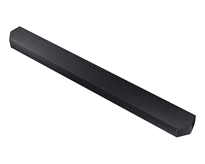 تلفزيون سامسونج، سمارت OLED، دقة 4K UHD بريسيفر داخلي - S85F مع ساوند بار سامسونج كيو سيريس، 3.1.2 قناة مع صب ووفر، اسود - HW-Q600C, 65 بوصة