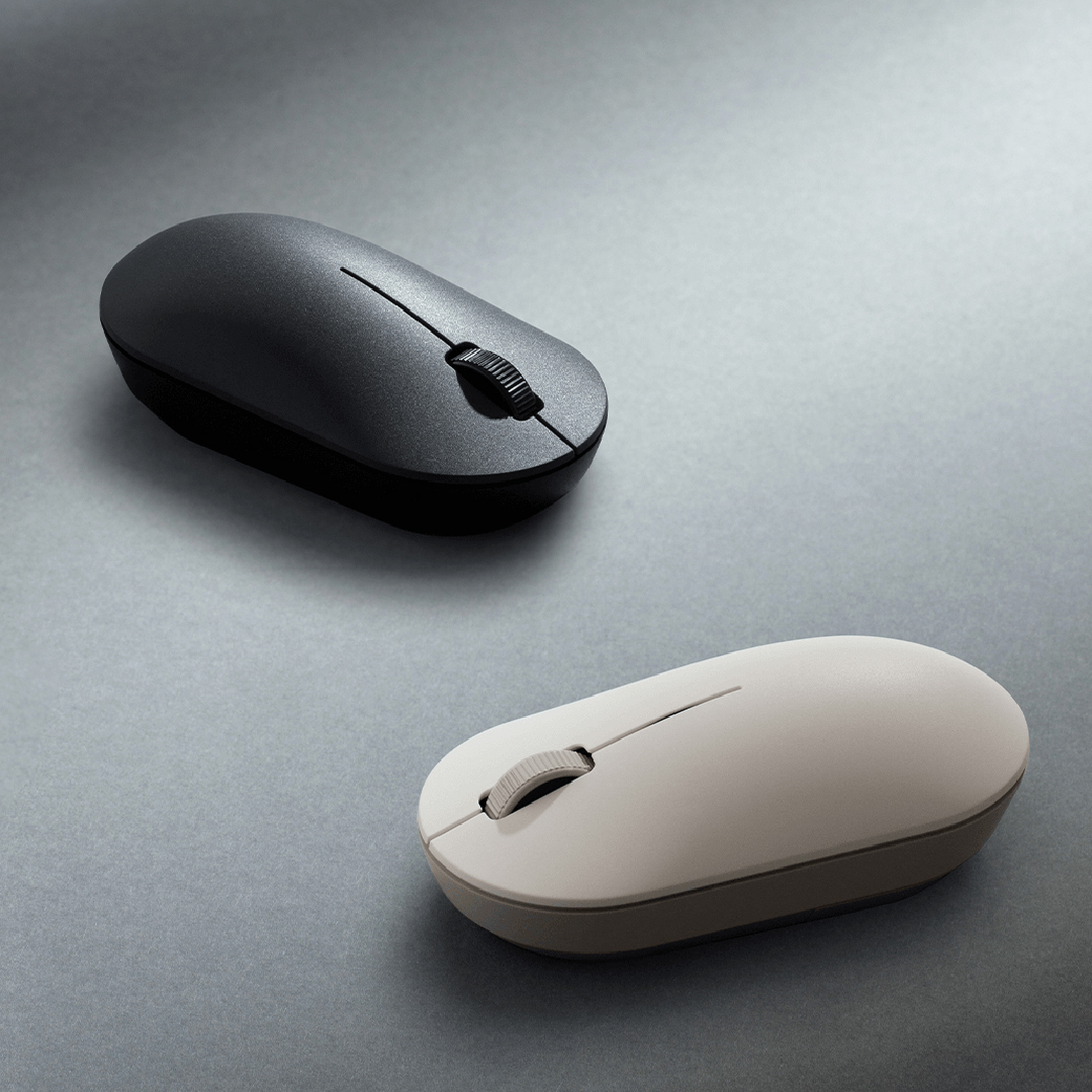 Xiaomi Lite 2 Wireless Mouse , Black - XMWXSB02YM