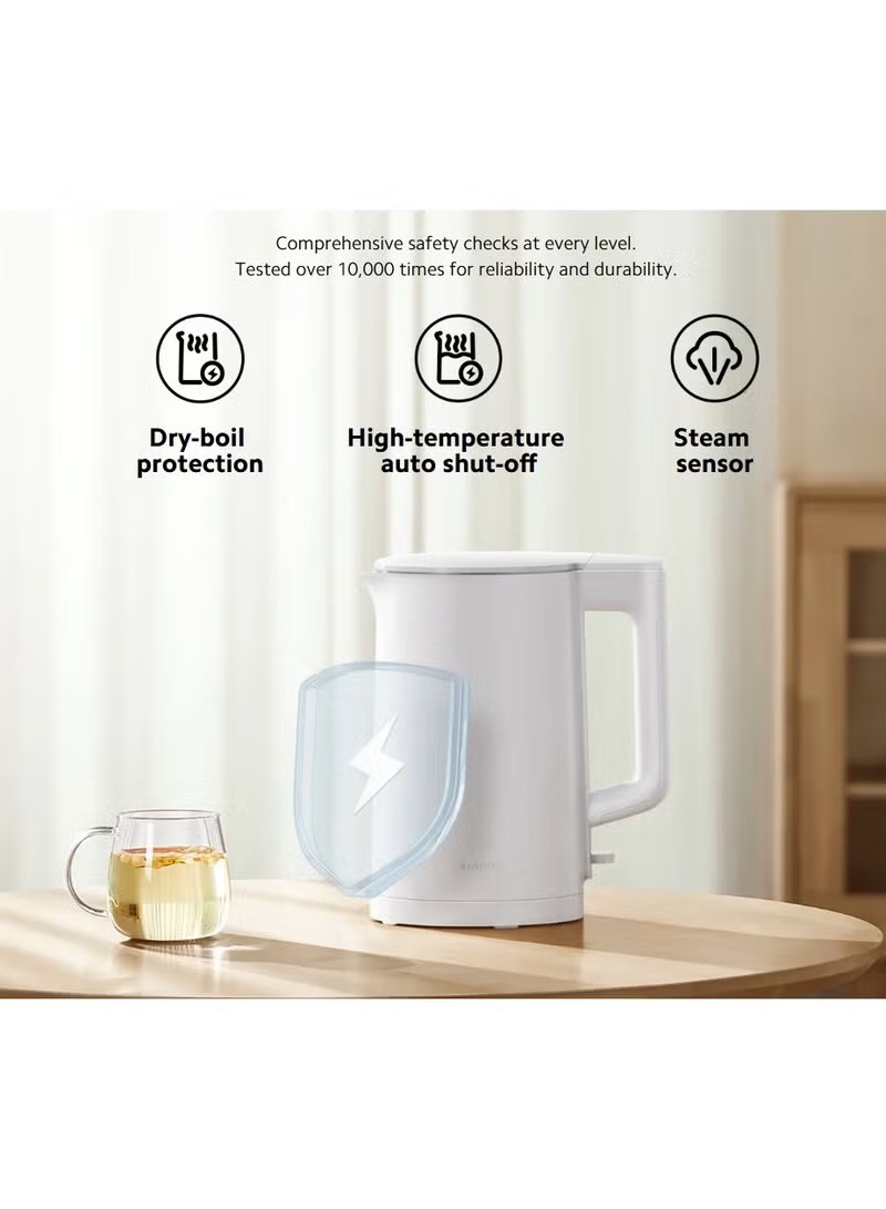 Xiaomi 2 Lite Electric Kettle , 1.5 Liter 1500 Watt , White - BHR9036EU