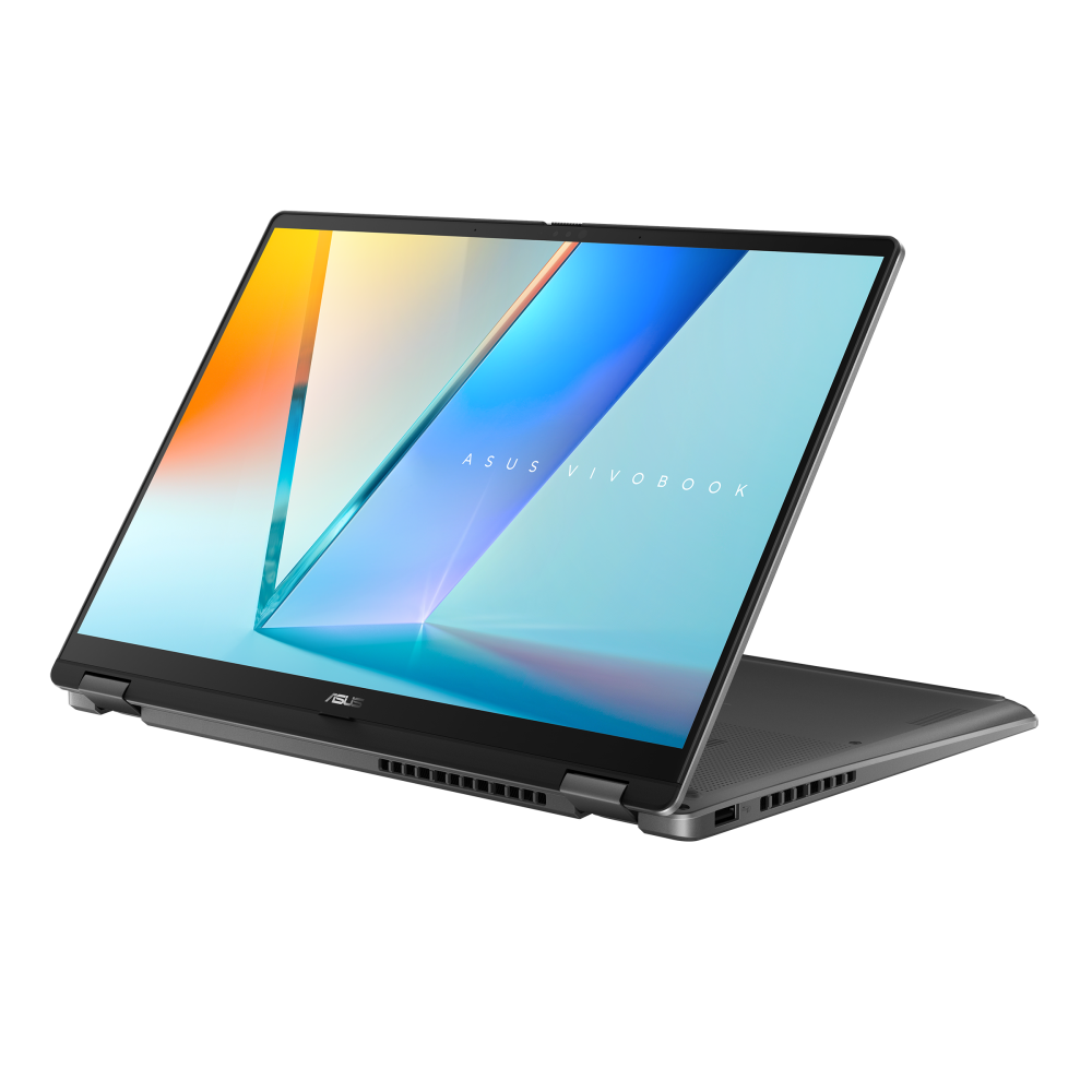 لاب توب 2 في 1 اسوس فيفو بوك 14 فليب - TP3407SA-SG157W ، معالج انتل الترا 7 256V 14 بوصة ، هارد 512 جيجا بايت SSD ، رام 16 جيجا بايت ، كارت شاشة انتل Arc جرافيكس ،ويندوز 11 - رمادي مطفي