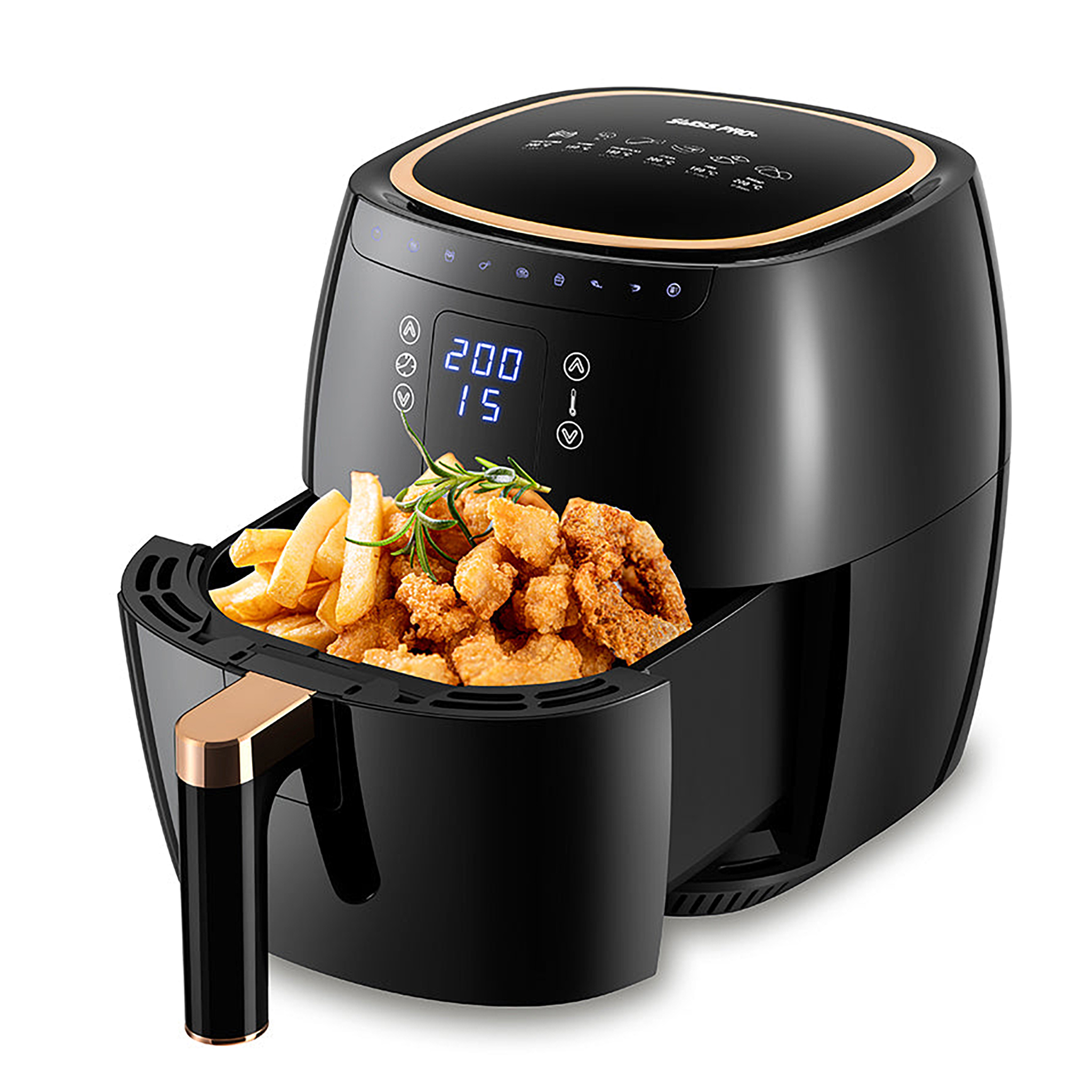 Swiss Pro Plus Air Fryer , 7 Liter , 1750 Watt Black - SP-DAF7LB