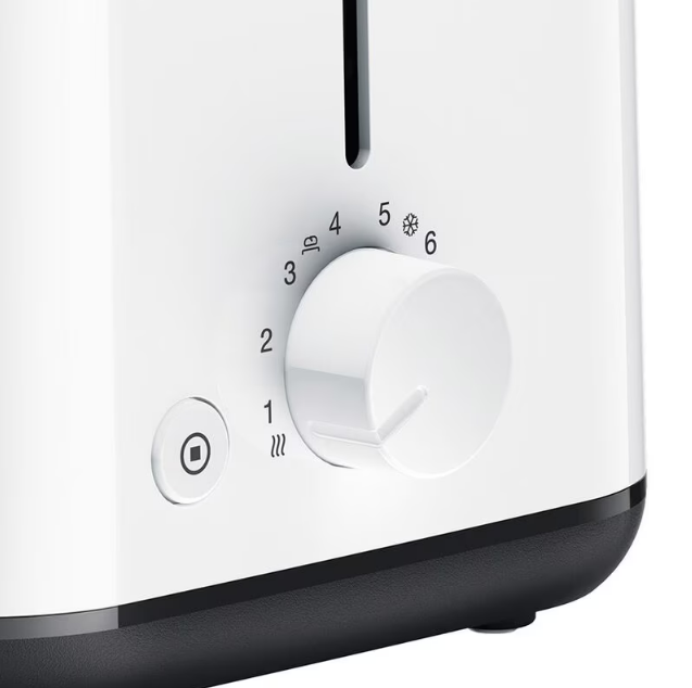 Braun Breakfast1 Toaster , 2 Slices 900 Watt White - HT 1010