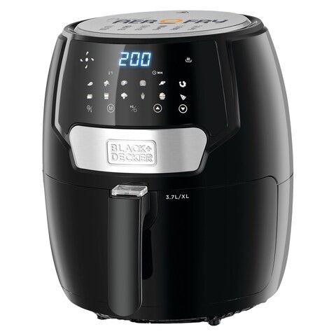 Black + Decker Air Fryer , 3.7 Liter , 1500 Watt Black - AF4037-B5