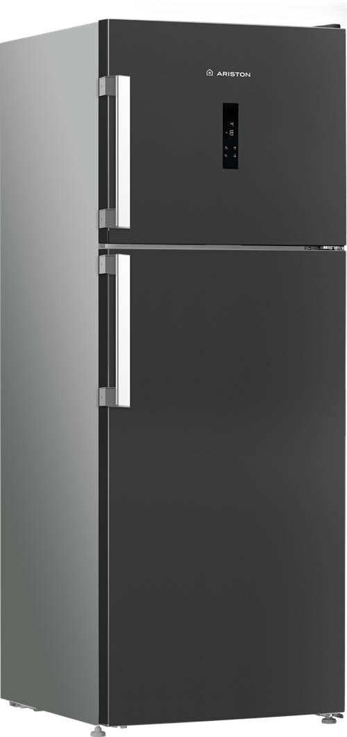 Ariston NoFrost Top Freezer Refrigerator , 455 Liter Inverter Motor , Dark Inox - ART70 F1452 DXDI