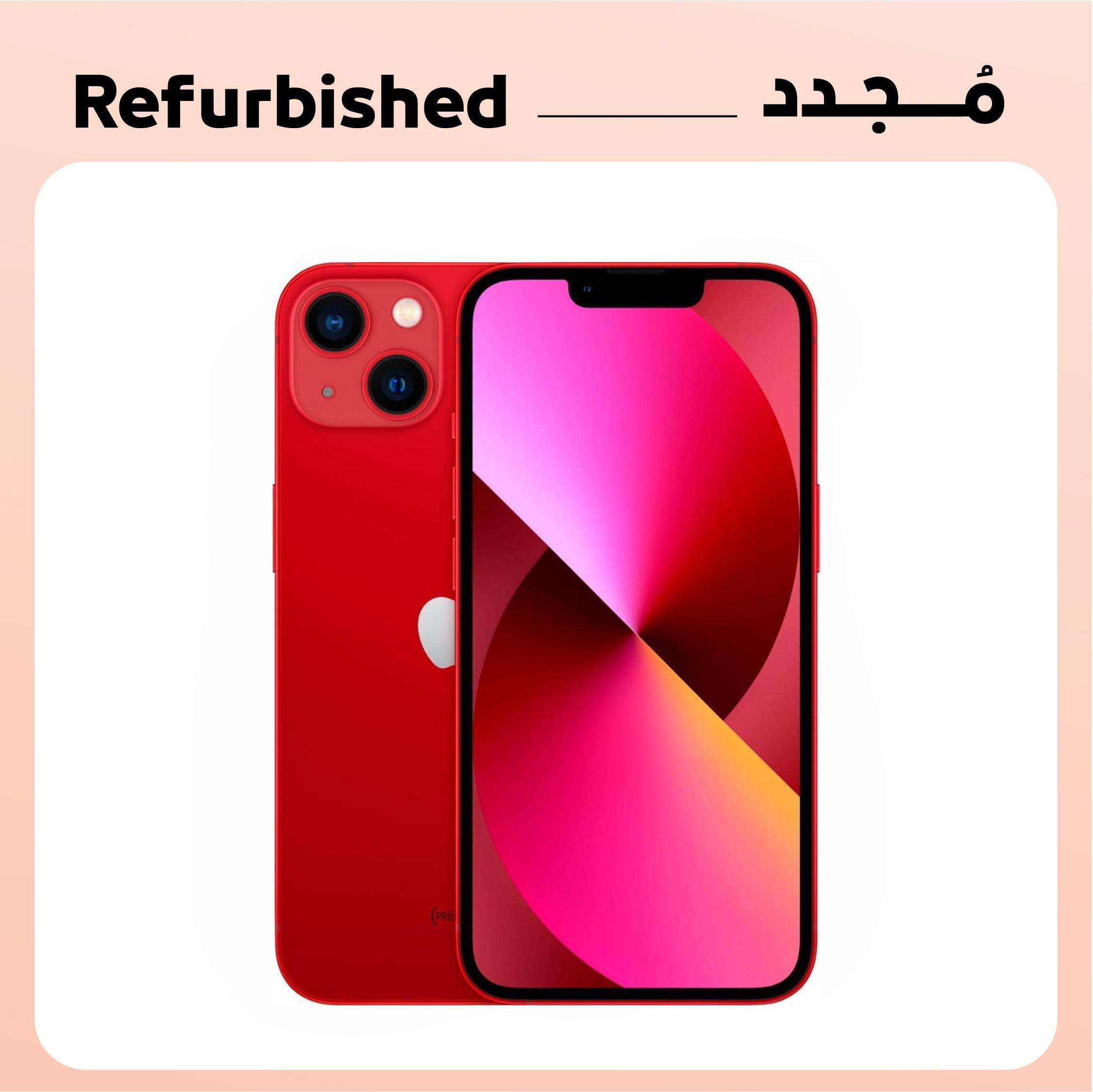 Apple iPhone 13 ,128 GB ,4 GB ,5G ,Single SIM - Red