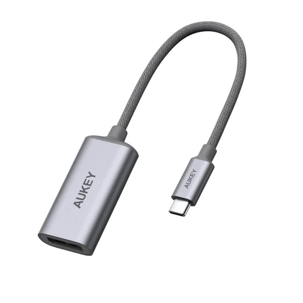 محول USB-C الى منفذ عرض اوكاي ترافيل دوك ، رمادي - UH-D01