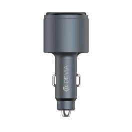 Devia Extreme Speed Car Charger , 3 Ports , Triple Port , 116 Watt , Black - EA508