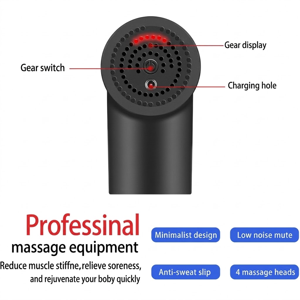 Generic Body Massager , Black - KH-320
