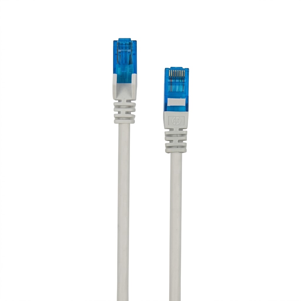 كابل ايثرنت Cat 6 اتش بي ، طول 5 متر ،ابيض وازرق - 2UX29AA