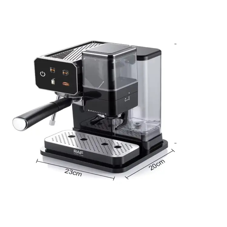 Raf Automatic Espresso Machine , 900 milliliter , Black - R.0204