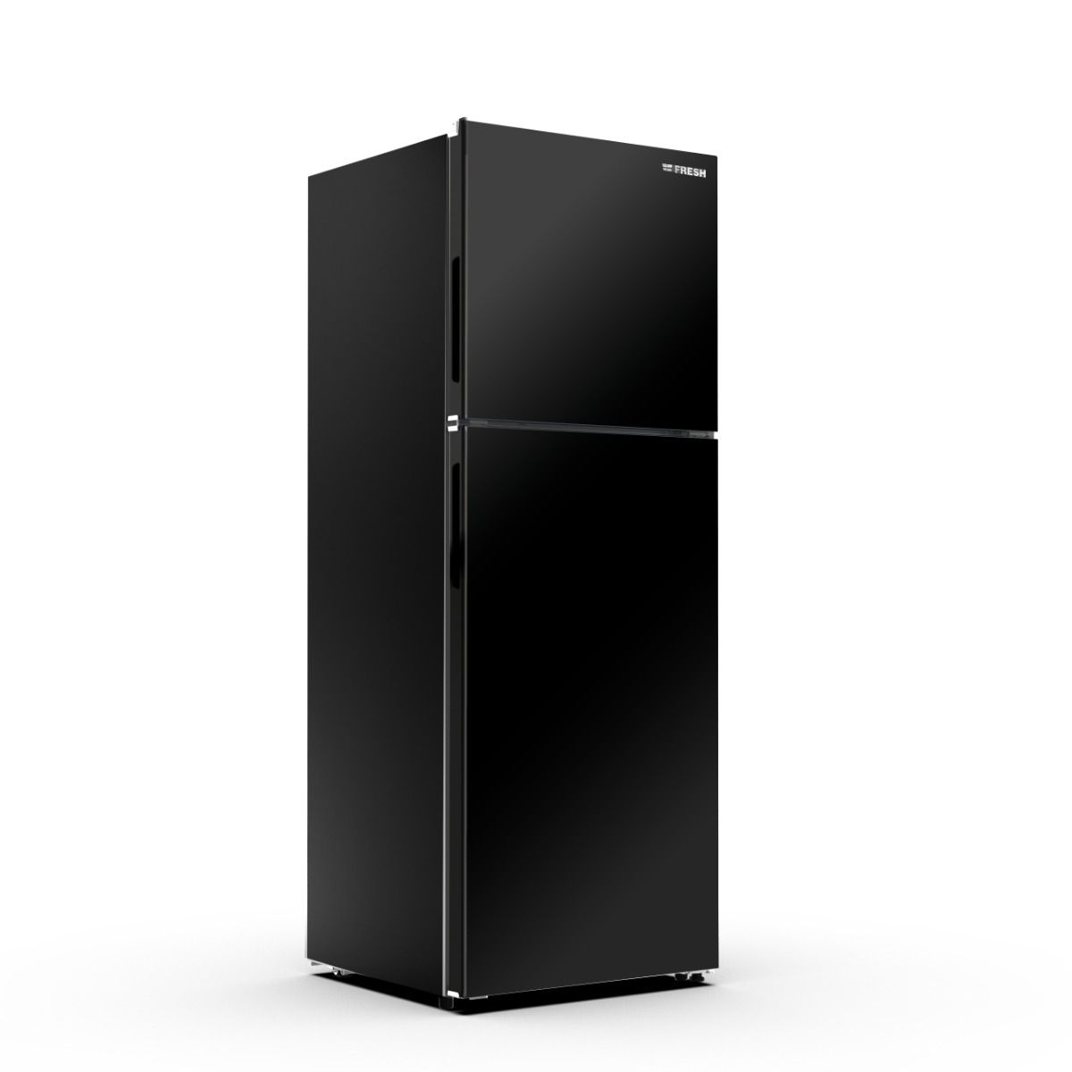 Fresh FNT-BS370 KBM (FLD) NoFrost Top Freezer Refrigerator , 329 Liter , Black - 500020805