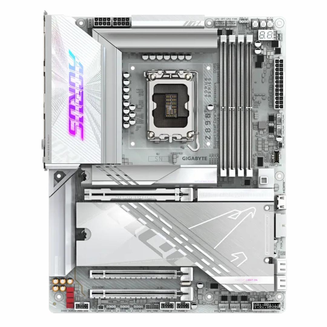 Gigabyte Z890 AORUS PRO ICE Motherboard , Intel Silver