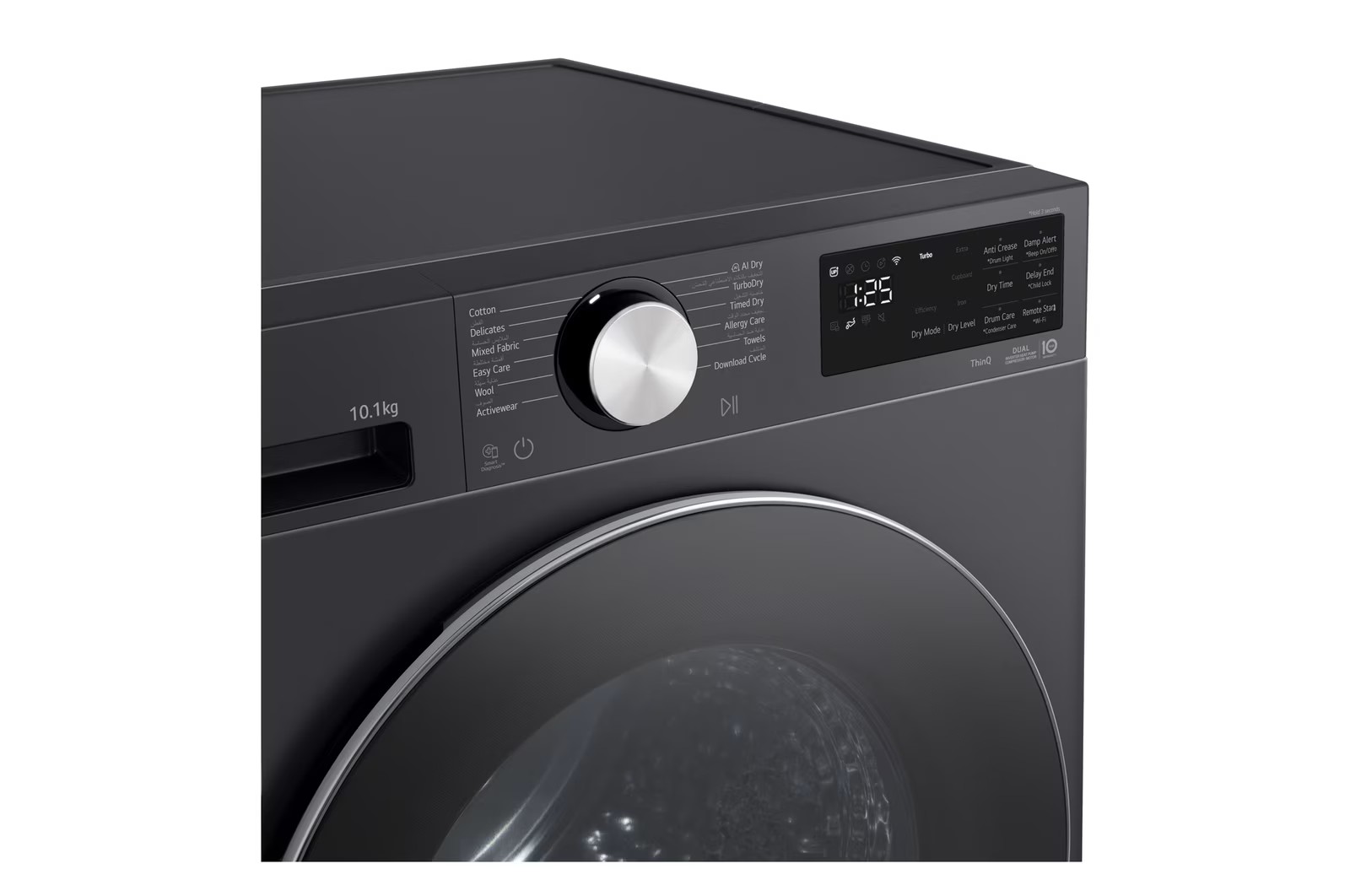 LG Vivace X AI Dryer , 10.1 kg , Essence Graphite - RH10X54V2NP