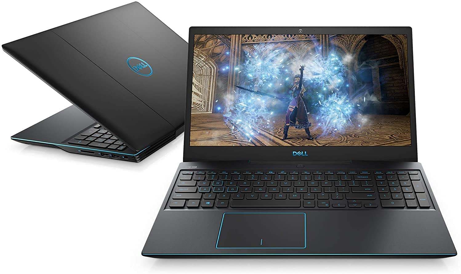 لاب توب ديل G3 15-3500 ، معالج انتل كور i7-10750H 15.6 بوصة ، هارد 512 جيجا بايت SSD ، رام 16 جيجا بايت ، كارت شاشة انفيديا جي فورس GTX 1650 ،فري دوس - اسود