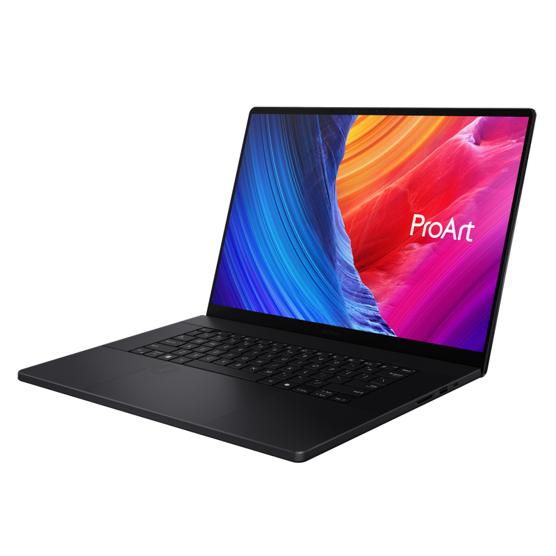 لاب توب اسوس برو ارت P16 - برو ارت P16 H7606WP-ME021X ، معالج ايه ام دي رايزن AI 9 HX 370 16 بوصة ، هارد 2 تيرا بايت SSD ، رام 64 جيجا بايت ، كارت شاشة انفيديا جي فورس RTX 5070 ،ويندوز 11 - اسود نانو