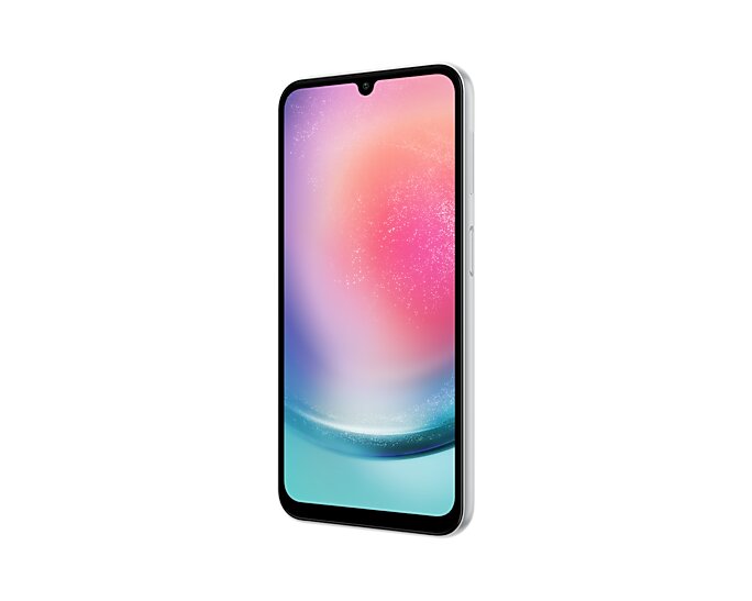 Samsung Galaxy A24 , 128 GB , 8 GB , 4G LTE , Dual-SIM - Silver