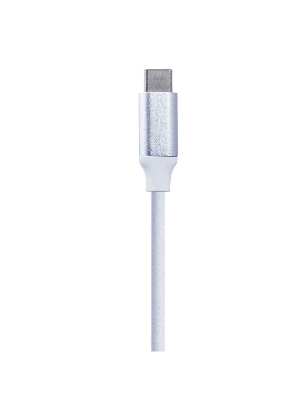 محول USB-C الى VGA و HDMI تو بي ،فضي - CV143